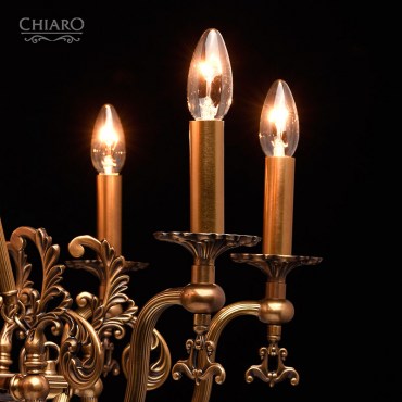 Люстра подвесная CHIARO 491012208 Габриэль 8x60W E14